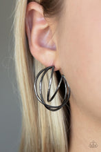 Load image into Gallery viewer, City Contour - Black Earrings