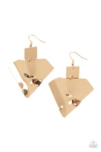 Load image into Gallery viewer, Deceivingly Deco - Gold Earrings