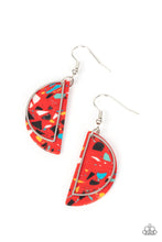 Load image into Gallery viewer, Flashdance Fashionista - Red Earrings