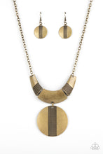 Load image into Gallery viewer, Metallic Enchantress - Brass Necklace