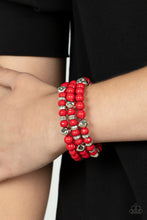 Cargar imagen en el visor de la galería, Vibrant Verve - Red Bracelet