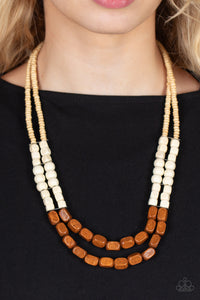 Bermuda Bellhop - Brown Necklace