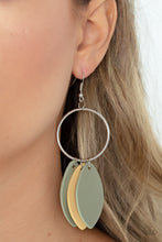 Cargar imagen en el visor de la galería, Leafy Laguna - Multi-Colored Earrings