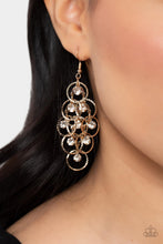 Cargar imagen en el visor de la galería, Head Rush - Gold Earrings