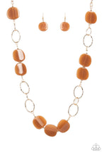 Load image into Gallery viewer, Posh Promenade - Brown Necklace