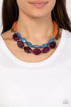 Cargar imagen en el visor de la galería, Tropical Trove - Purple Necklace