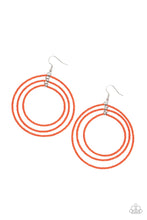 Load image into Gallery viewer, Colorfully Circulating - Orange Earrings