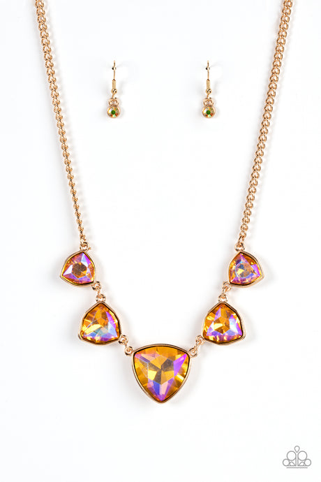 Cosmic Constellations - Gold Necklace