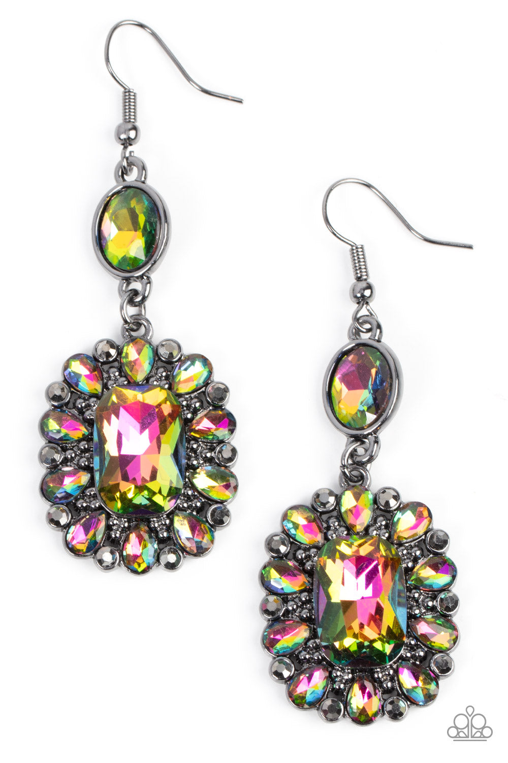 Capriciously Cosmopolitan - Multi-Colored Earrings