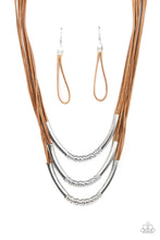 Cargar imagen en el visor de la galería, Mechanical Mania - Brown Necklace