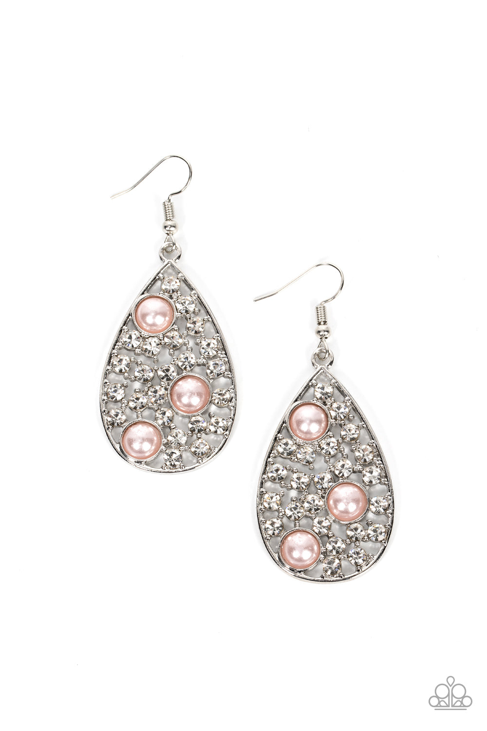 Bauble Burst - Pink Earrings