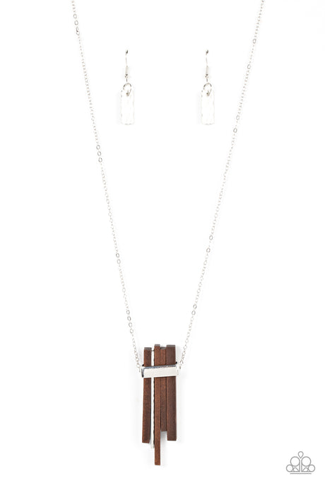 Cayman Castaway - Brown Necklace