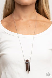 Cayman Castaway - Brown Necklace