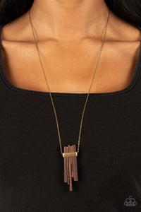 Cayman Castaway - Brass Necklace