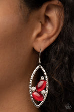 Load image into Gallery viewer, Famously Fashionable - Red Earrings