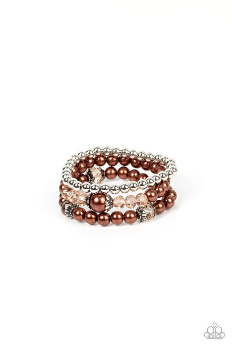 Positively Polished - Brown Bracelet