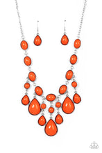 Cargar imagen en el visor de la galería, Mediterranean Mystery - Orange Necklace