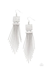 Load image into Gallery viewer, Dramatically Deco - White Earrings