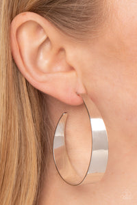 Flat Out Fashionable - Silver Earrings