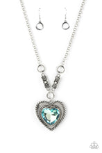 Cargar imagen en el visor de la galería, Heart Full of Fabulous - Blue Necklace