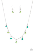 Cargar imagen en el visor de la galería, Carefree Charmer - Green Necklace