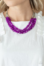 Cargar imagen en el visor de la galería, Pacific Picnic - Purple Necklace