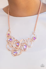 Cargar imagen en el visor de la galería, Warp Speed - Rose Gold Necklace