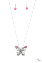 Load image into Gallery viewer, Badlands Butterfly - Pink Necklace