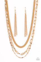 Cargar imagen en el visor de la galería, Galvanized Grit - Gold Necklace
