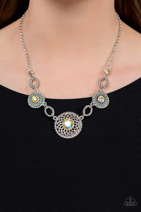 Cosmic Cosmos - Yellow Necklace