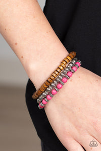 ESCAPADE Route - Pink Bracelet