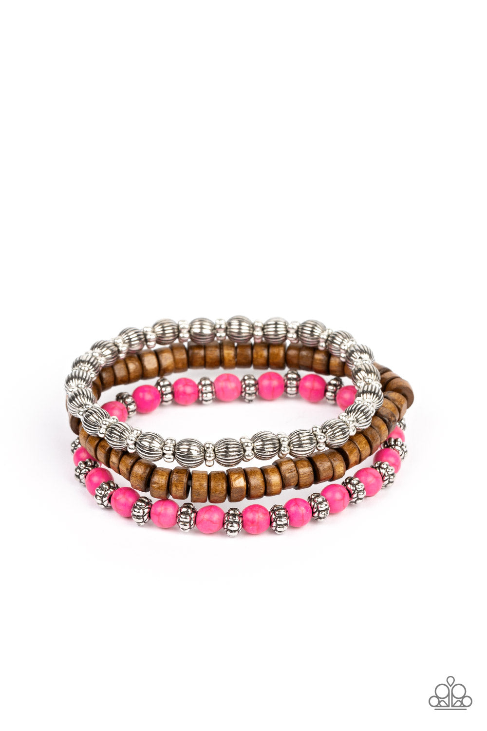 ESCAPADE Route - Pink Bracelet