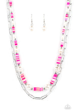 Load image into Gallery viewer, Tidal Trendsetter - Pink Necklace