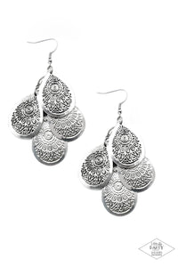 A Leading Light - Silver Earrings