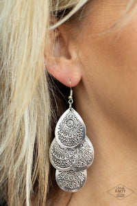 A Leading Light - Silver Earrings