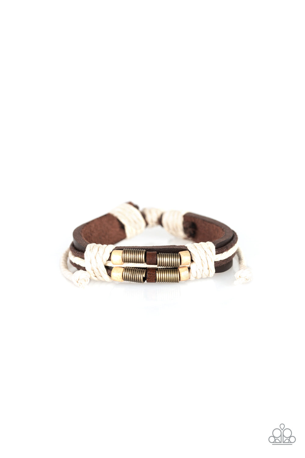 Wonderfully Woodsy - Brown Urban Bracelet