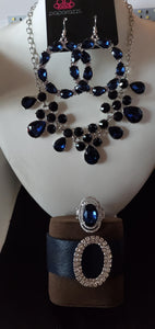 Elegant Bling Set - Dark Blue