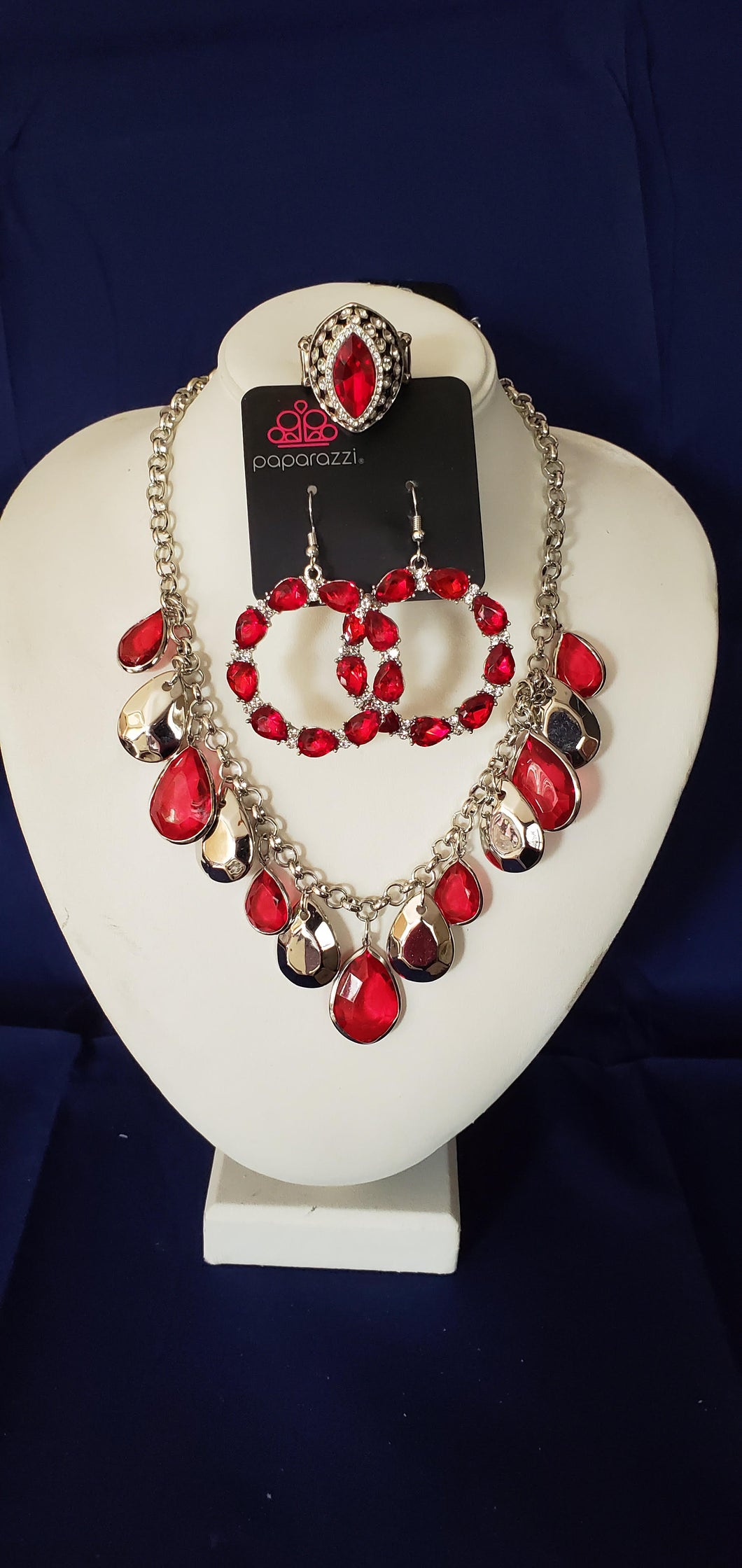 Tear Drop Set - Red