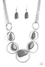 Load image into Gallery viewer, Travel Log - Blue Necklace &amp; Earrings (more colors)