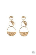 Cargar imagen en el visor de la galería, Triple Trifecta - Gold Earrings