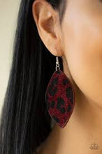 Load image into Gallery viewer, GRR-irl Power! - Red Earrings