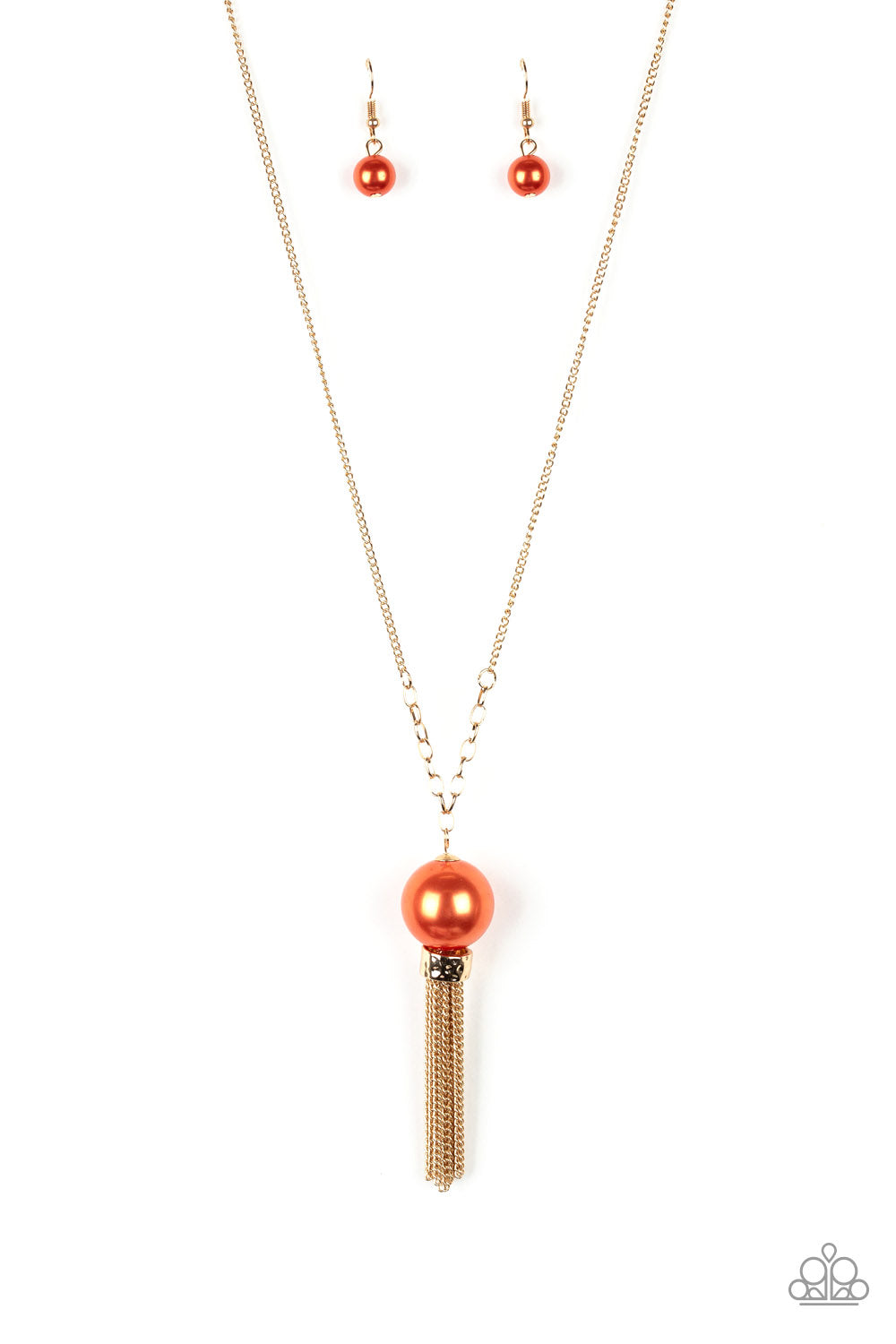 Belle of the BALLROOM - Orange Necklace